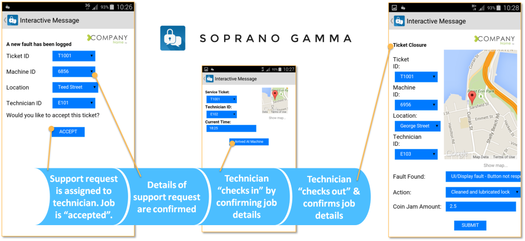 mobile messaging in logistics and transportation