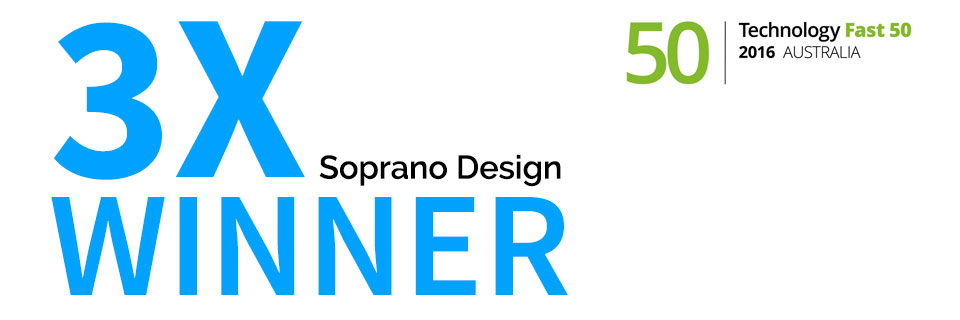 Deloitte Australia Fast 50 2016 Soprano Design Winner