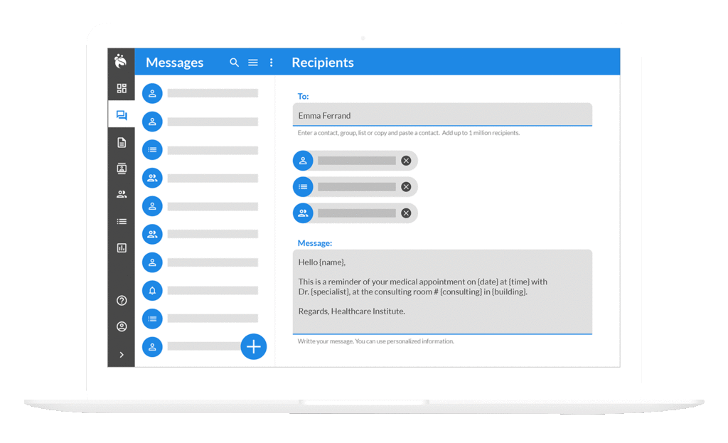 Recursos de SMS