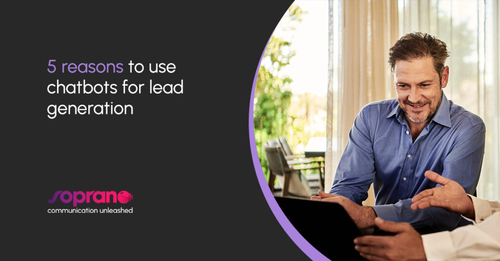 5 razões para usar chatbots para gerar leads chatbots para gerar leads