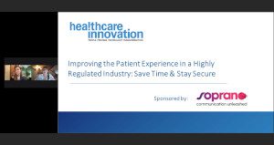 Improving the patient experience in a highly regulated industry