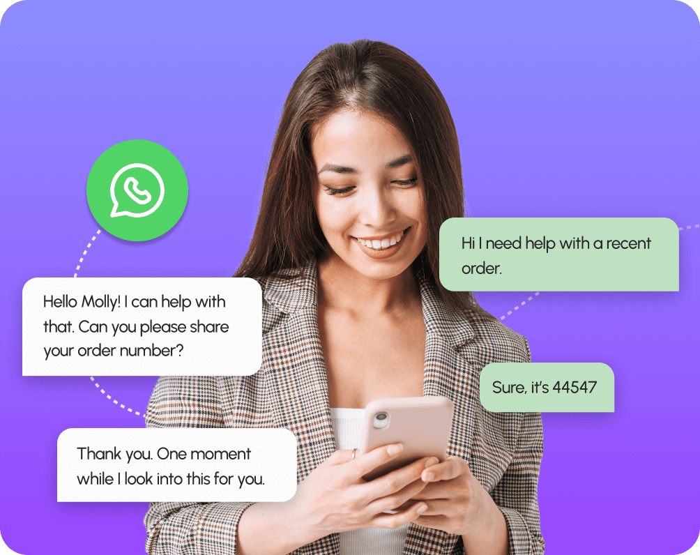 Customer support AI conversations
